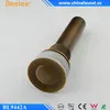 Beelee Antique Brass Vessel Sink Drain Stopper Bathroom Push Down Pop-up Drain without Overflow
