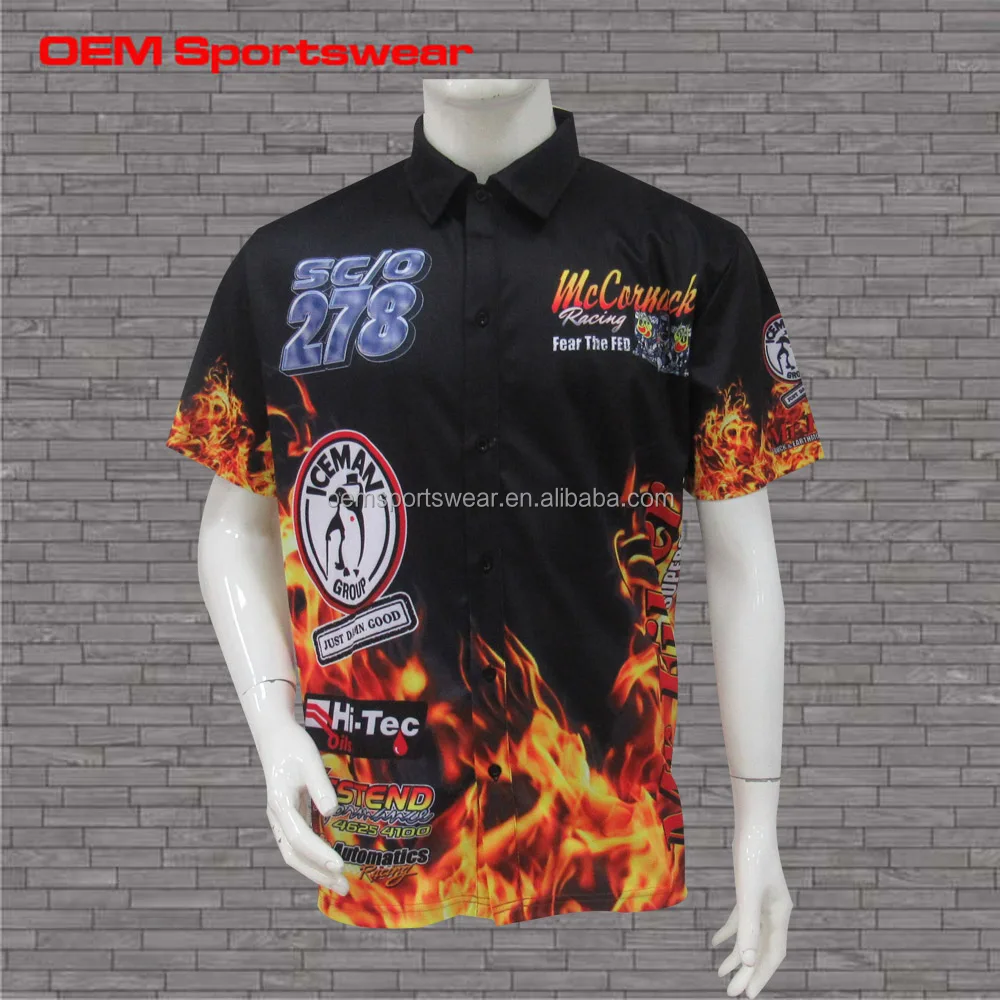 shirt with flames on it