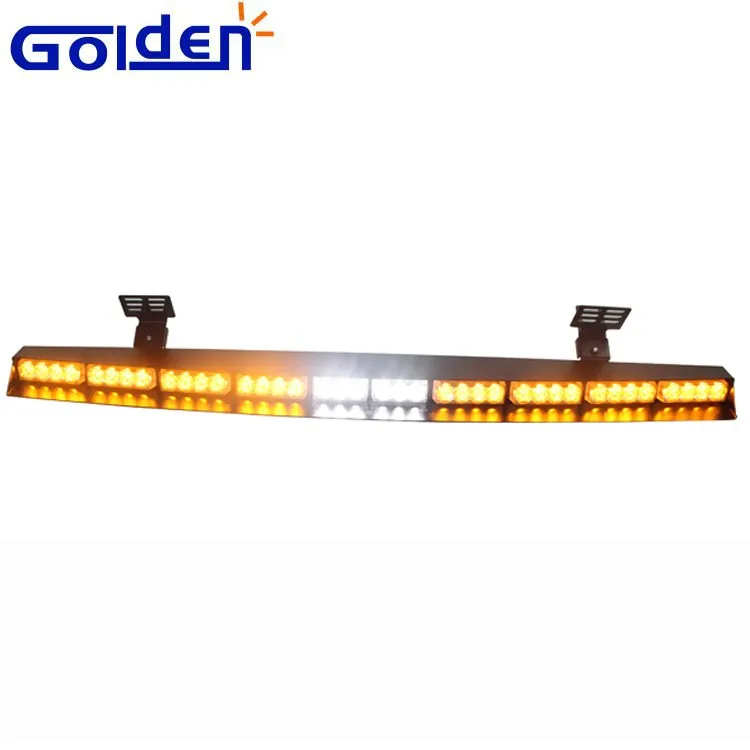 Amber Interior Windshield Dashboard Directional Strobe Led Visor Light With Takedown Buy Led