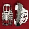 high precision laser cutting stainless steel electrochemical polishing part for tacos shaper