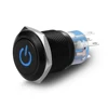 Latest model CE certification durable metal IP65 momentary push button switch