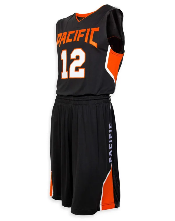2015 High Quality Fashion Design Polyester Black Man Basketball Jersey