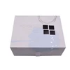 Custom logo printing decorative wedding dresses hat clothes gift packaging magnet paper box with magnet with design