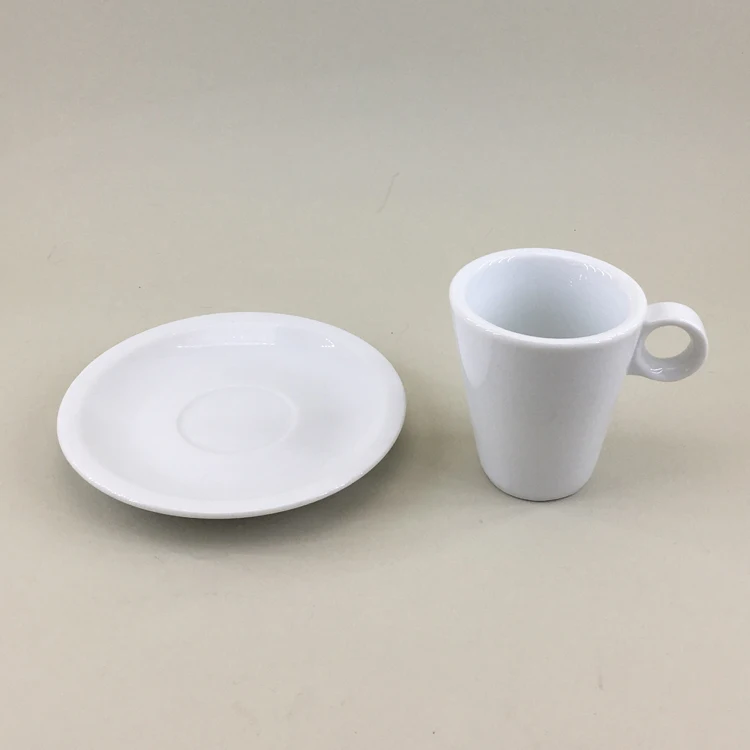 Eco blank glazed small fashionable turkish thick porcelain expresso coffee cup set