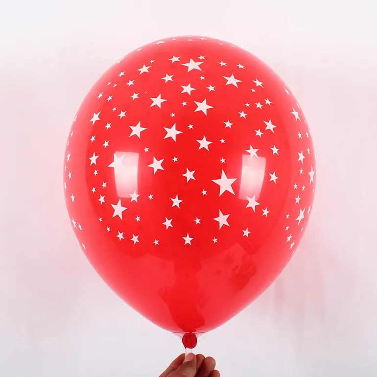 12 Inch Printed Exploding Star Latex Airship Free Balloons Buy Latex