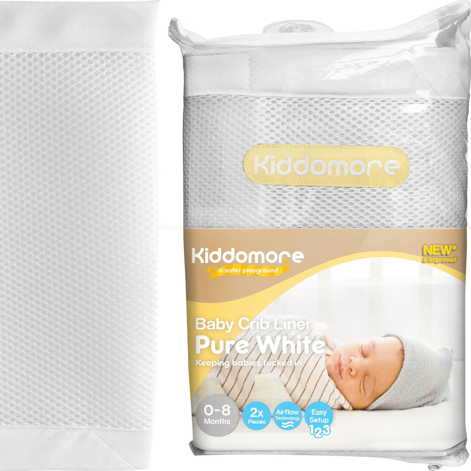 airflow baby mesh crib liner