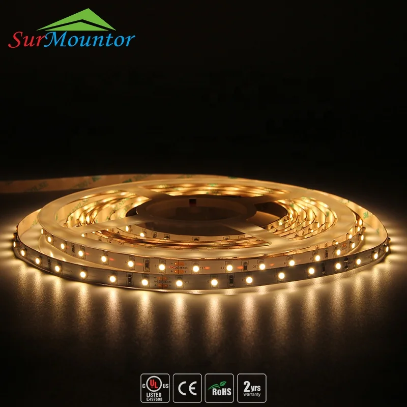 SMD 3528 60LEDs/m 5M  4.8w/m 8MM Wide PCB CRI90 White Flexible LED Strip