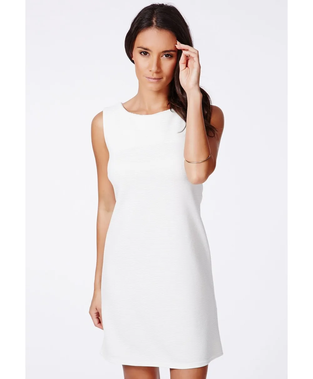 straight white dress
