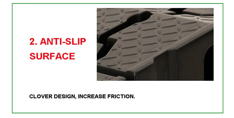 Wheel riser Car ramp plastic Material handling equipment