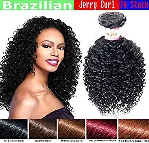 Human Jerry Curl Weave Find Deals On Get Quotations Jerry Curl Brazilian Bundle Hair Curly Virgin Weave Great Deal 100 Human Guaranteed