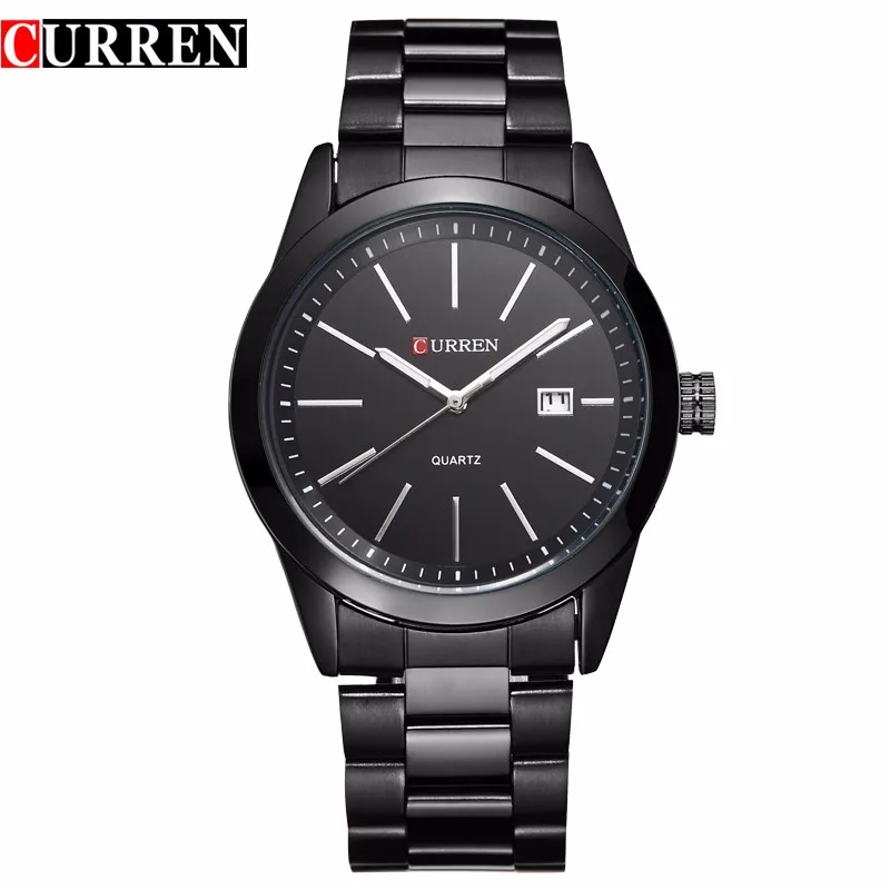 CURREN 8091 man Fashion Quartz-watch Casual Brand Relogio Masculino Water Resistance Stainless Steel Strap Wristwatch
