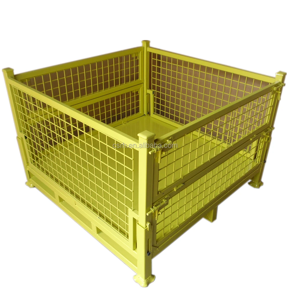 Collapsible Wire Mesh Pallet Box Stacking Steel Crates For Sale Buy