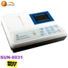 Color LCD display multiple modes 3 channel ECG machine