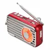 nostalgic wooden radio pocket fm radio with bt music speaker girl mini speaker