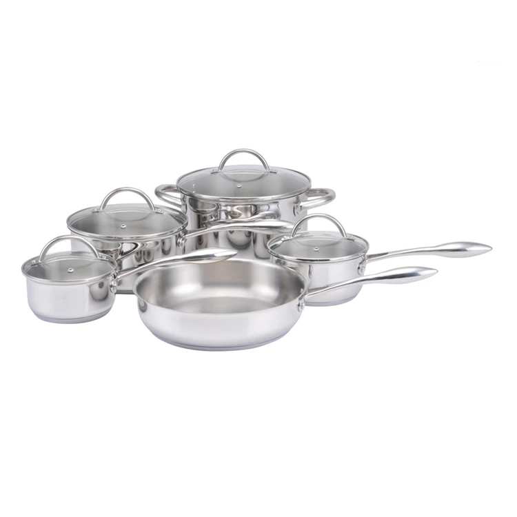 Aaa Oem Odm German High Quality Non Stick Stainless Steel Cookware Set