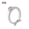 Factory Direct Sale Simple Women Ring with 3A CZ Zircon Dainty Lady Ring Jewelry China Supplier