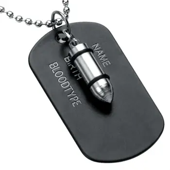 bullet dog tag
