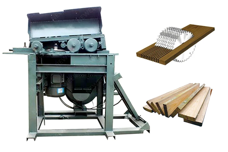 NEWEEK sawmill square timber four sided wood planer saw machine