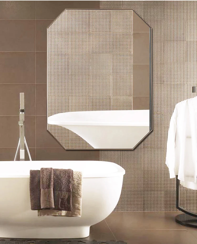 Wholesale Geometric Shape Gold Octagonal Bathroom Hotel Environmental