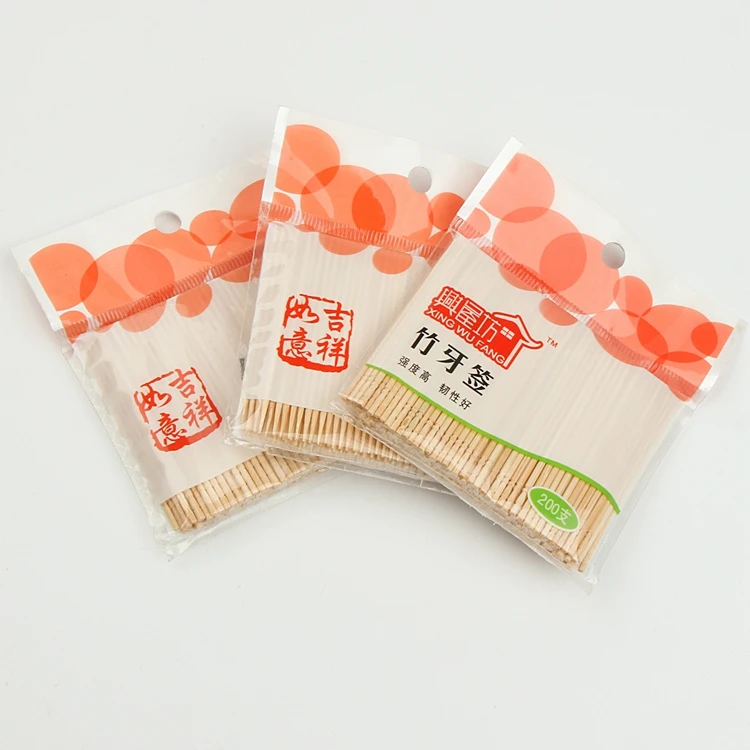 &Eacute;cologique Jetable 7-11 Rond Bambou Cure-Dents en bouteille