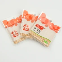 &Eacute;cologique Jetable 7-11 Rond Bambou Cure-Dents en bouteille