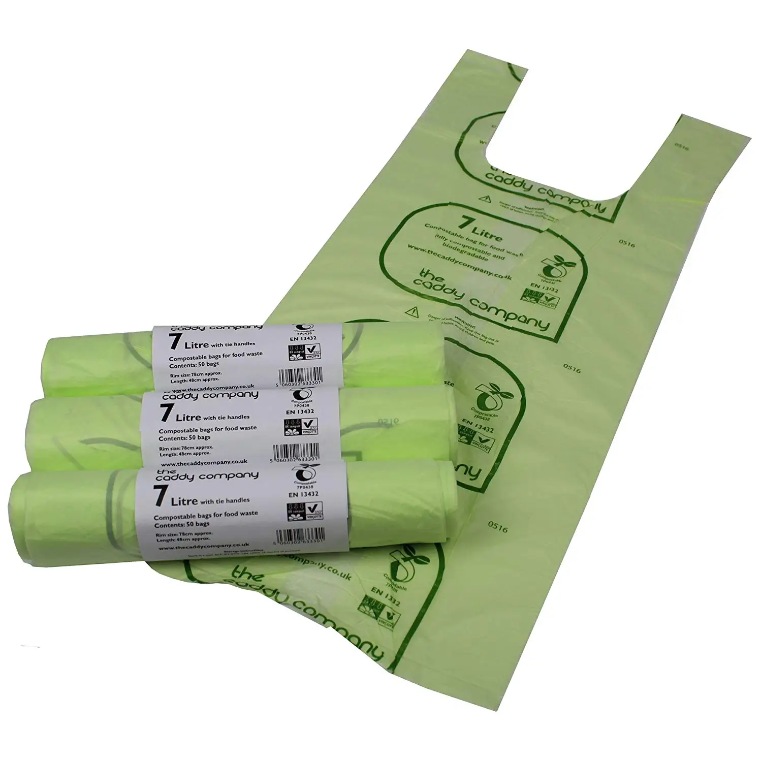 get quotations the caddy company 7 litre tie handle compostable kitchen caddy liners 150 bags - Kitchen Caddy get quotations the caddy company 7 litre tie handle compostable kitchen caddy liners 150 bags - Kitchen Caddy