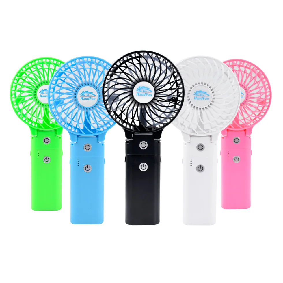 Manufacturer Electronic Hand Fan Hf-310 Small Battery Foldable Pocket