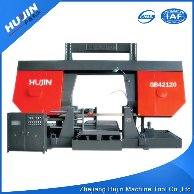 Gb42120 Industrial Vbelt Driven Circular Band Saw Cutting Machine