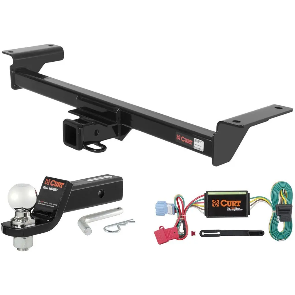 CURT Class 3 Trailer Hitch Tow Package with 2-5/16" Ball for 2007-2009 Acura RDX