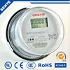 DDS7666 type Single-phase two-wire round socket watt hour meter made in China