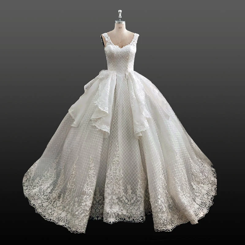 New Arrival Luxury Wedding Dresses In Dubai Lace Puffy Ball Gown Bridal Gowns Buy Luxury 