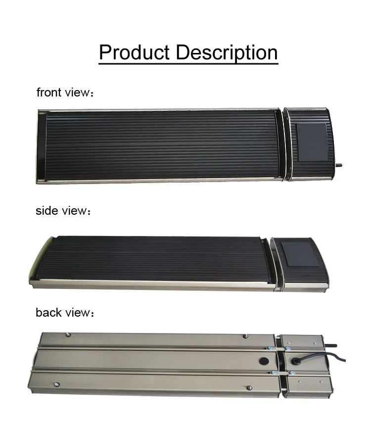 Industrial Comfort Zone Infrared Heater With Wifi Tuya View