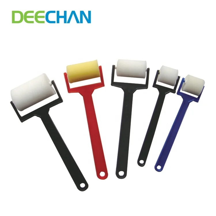 Mini Diy Hobby Acrylic Art Craft Plastic Handle Foam Paint Roller Buy