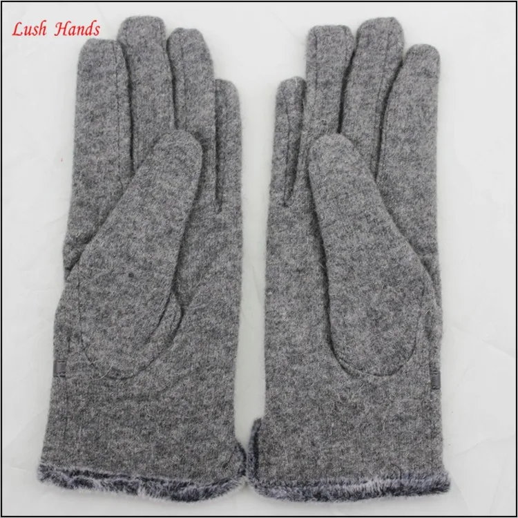Custom Designs Winter warm women cheap woolen gloves