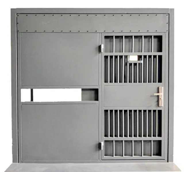 高品质钢牢房门供应商自动监狱门出售
