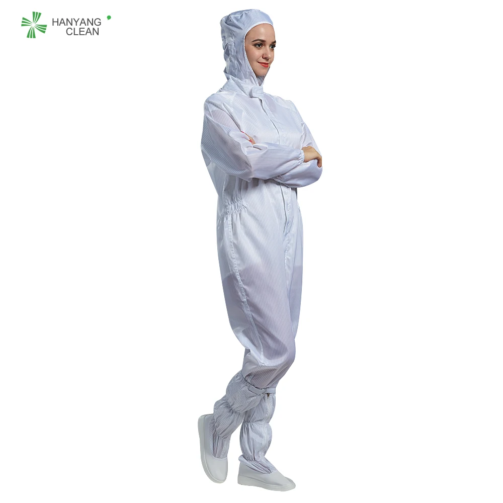
Cleanroom reusable and washable esd antistatic coverall 