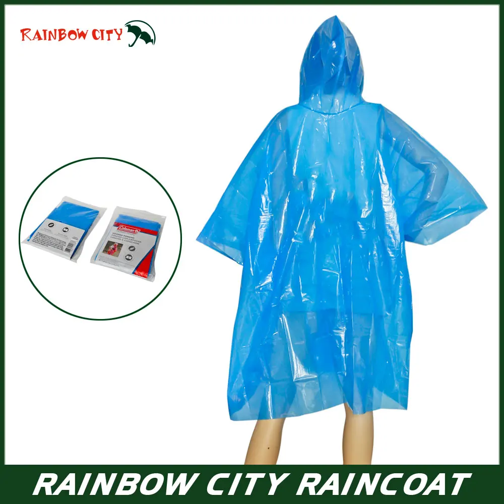 Colorful Ldpe Disposable Raincoat Spot Supplies Poncho - Buy Raincoat ...