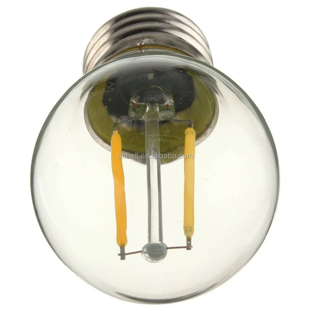 High quality clear glass mini globe e27 e14 base led filament bulb G45 dimmable cri > 80 2700k 6000k for decoration use