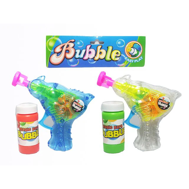 Cartoon Design Bubble Blower Gun Toy With Light Funny Bubble Toy For ...