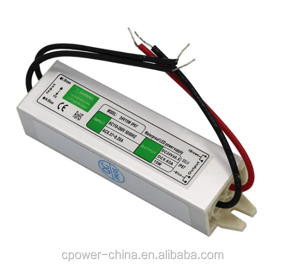 White Electronic Power Supply Waterproof 12v 24v Dc Power Supply Driver