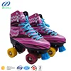 China factory wholesale popular high quality 4 wheel skating shoes durable quad roller skate for kids and adults