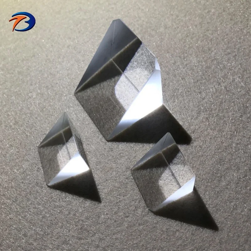 Customized  precision high reflective optical components right angle dielectric mirror glass prism coated lens