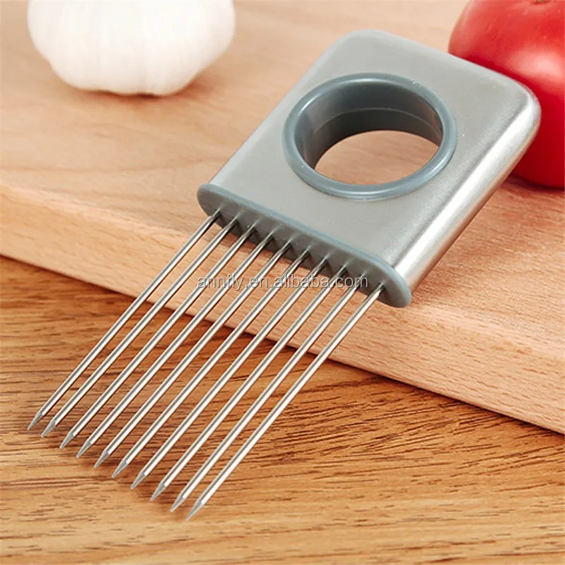 Best Onion Tomato Holder Slicer Meat Tenderizer Stainless Steel Kitchen Vegetable Tool Gadgets