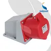 Saipwell / Saip Hot IP44 IP67 32A 400V 3P/4P/5P Industrial Plug and Socket for Reefer Container Socket