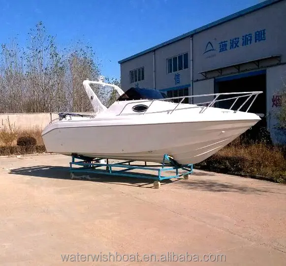 Waterwish Qd 20 5 Cabin Fiberglass Fishing Small Boat For Hot Sale