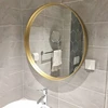 Wholesale Gold Bathroom Large Round Mirror Wall