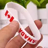 Ready To Ship Silicone Bracelets Wristband Free Samples