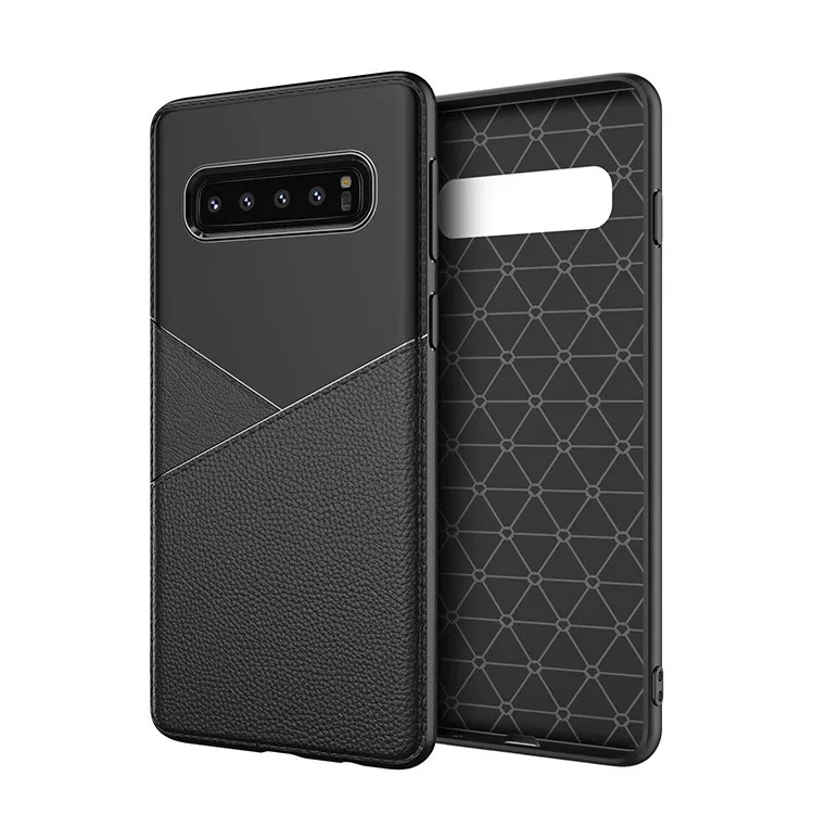 Luxury Shockproof Soft TPU Case For Samsung galaxy S10 Business Style Cover