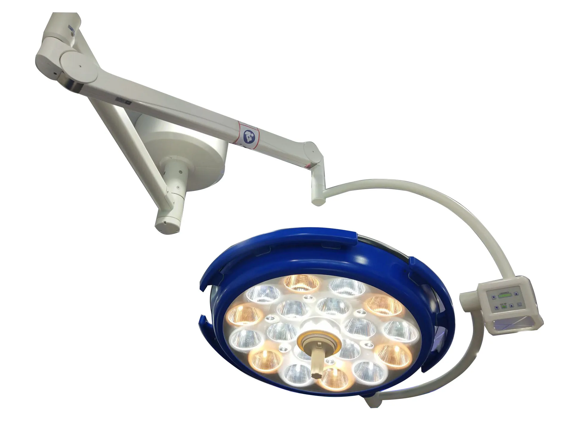 Hospital double arm head ceiling mount LED operation room surgical light
