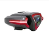 Safety riding good bicycle camera with warning light, Wifi bike camera light controlled by remote and mobile APP